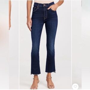 MOTHER Insider Crop Step Frey in Tongue and Chic